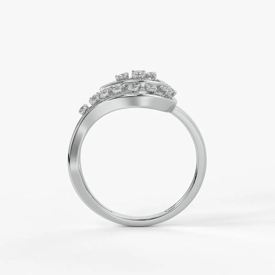 Aurevia Bloom Teardrop Diamond Ring