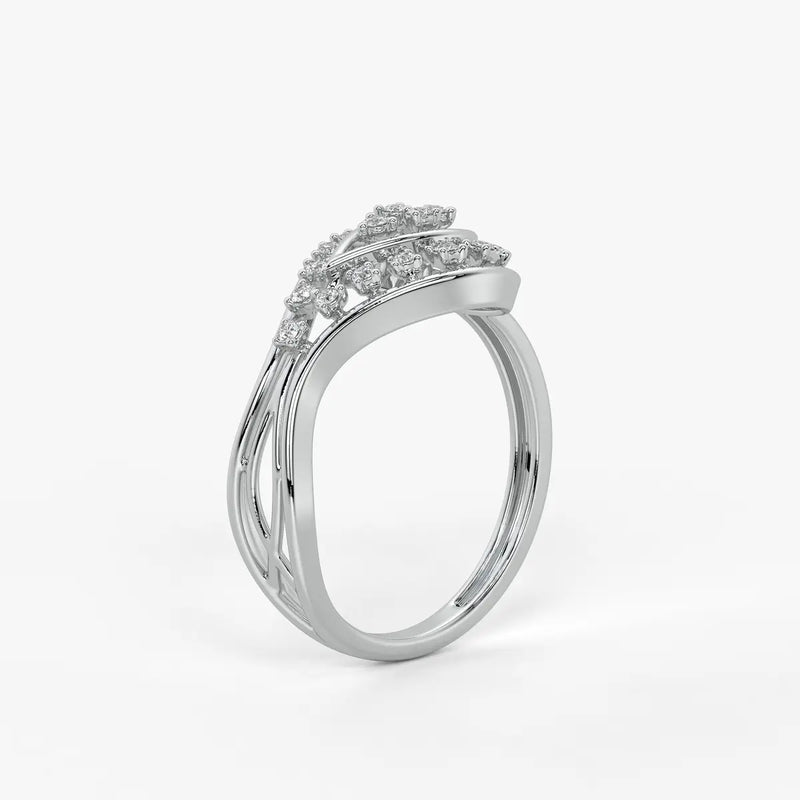 Aurevia Bloom Teardrop Diamond Ring