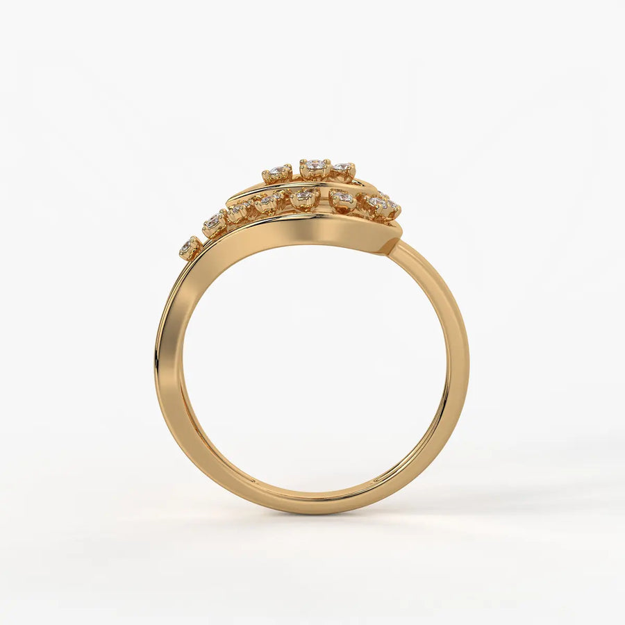 Aurevia Bloom Teardrop Diamond Ring