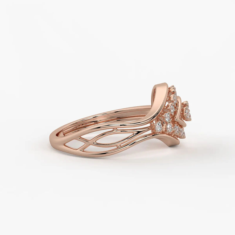 Aurevia Bloom Teardrop Diamond Ring