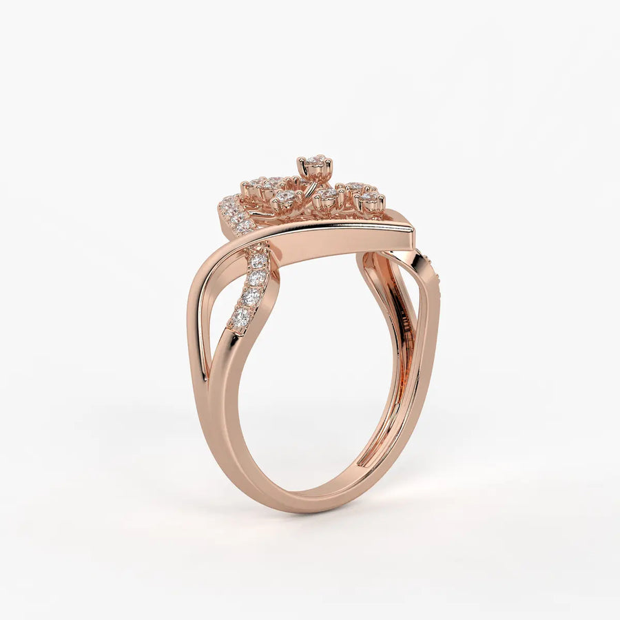 Elvaria Starspire Halo Ring