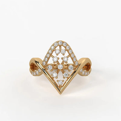 Elvaria Starspire Halo Ring