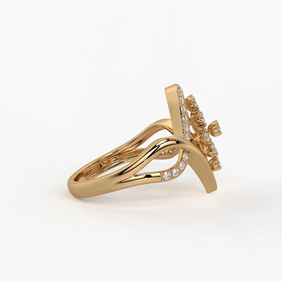 Elvaria Starspire Halo Ring