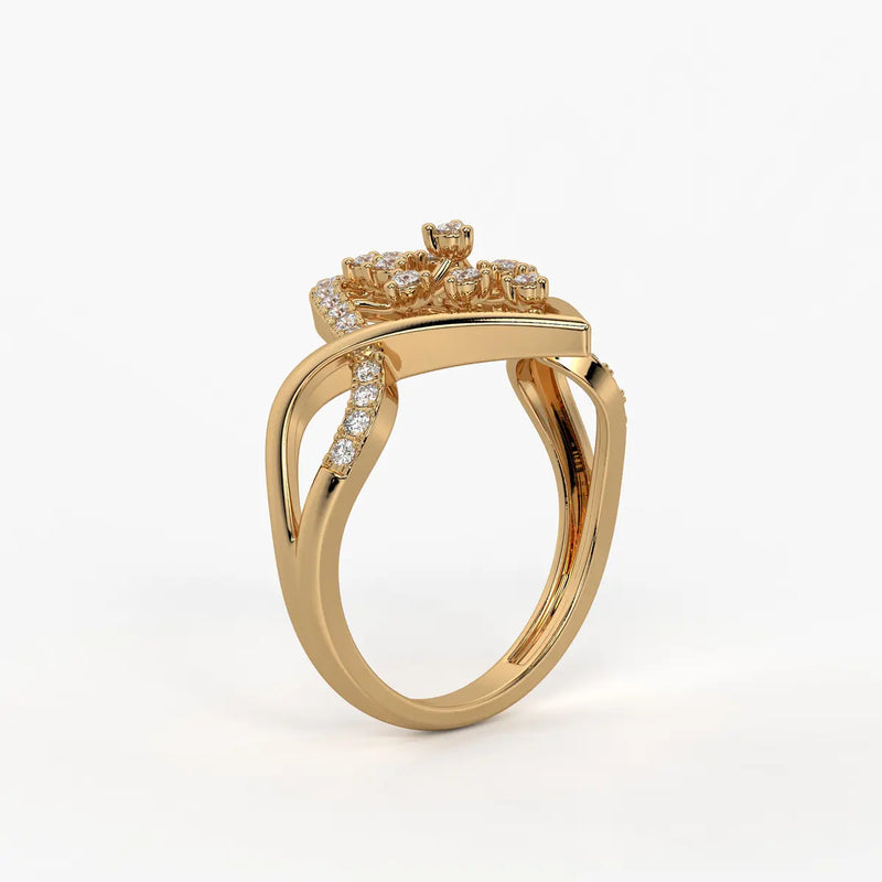 Elvaria Starspire Halo Ring