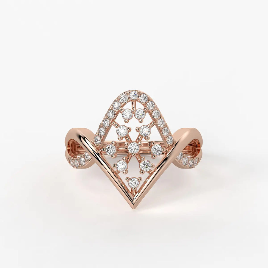 Elvaria Starspire Halo Ring
