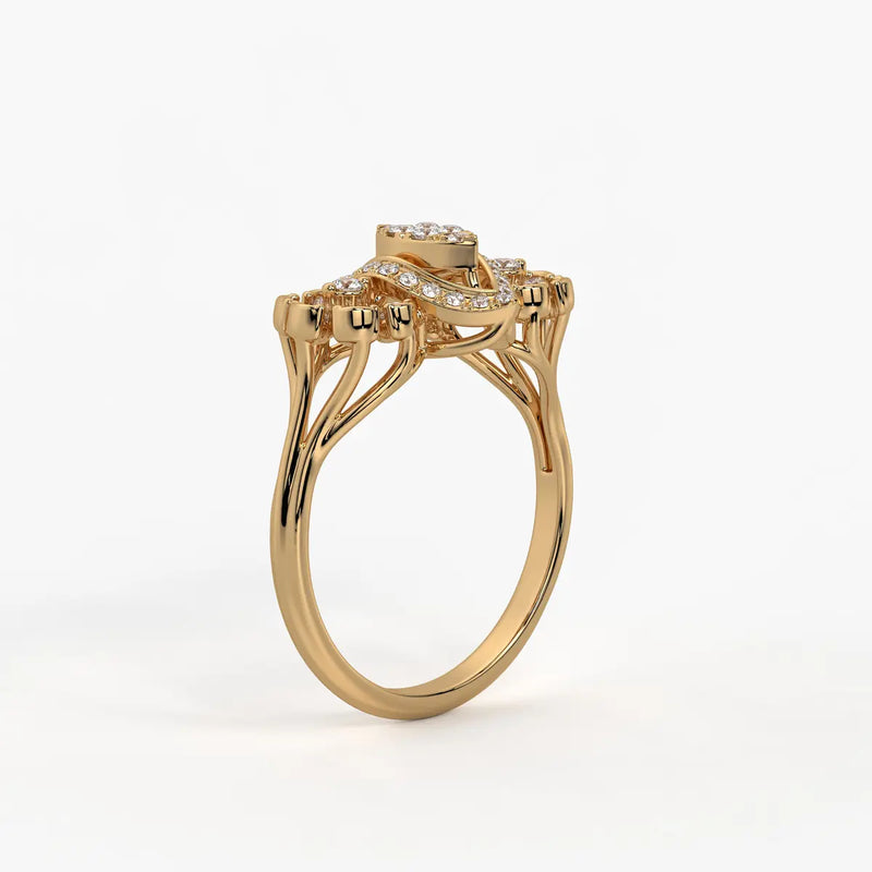 Navira Regal Marquise Glow Diamond Ring