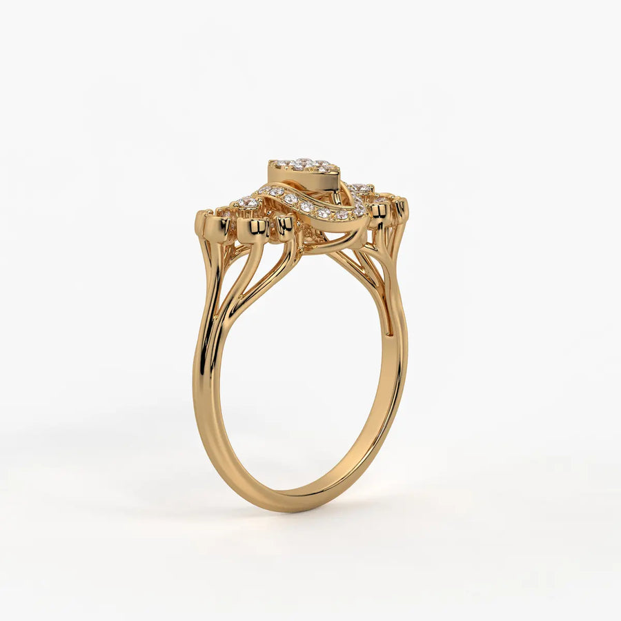 Navira Regal Marquise Glow Diamond Ring