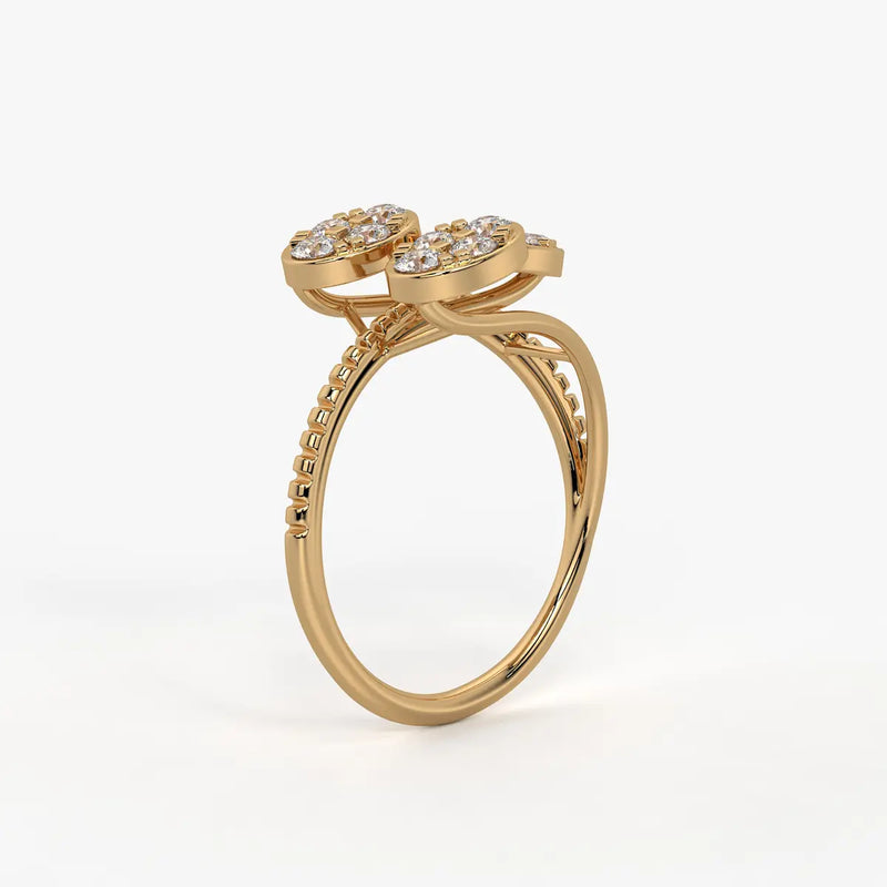 Florique Trio Petal Diamond Ring