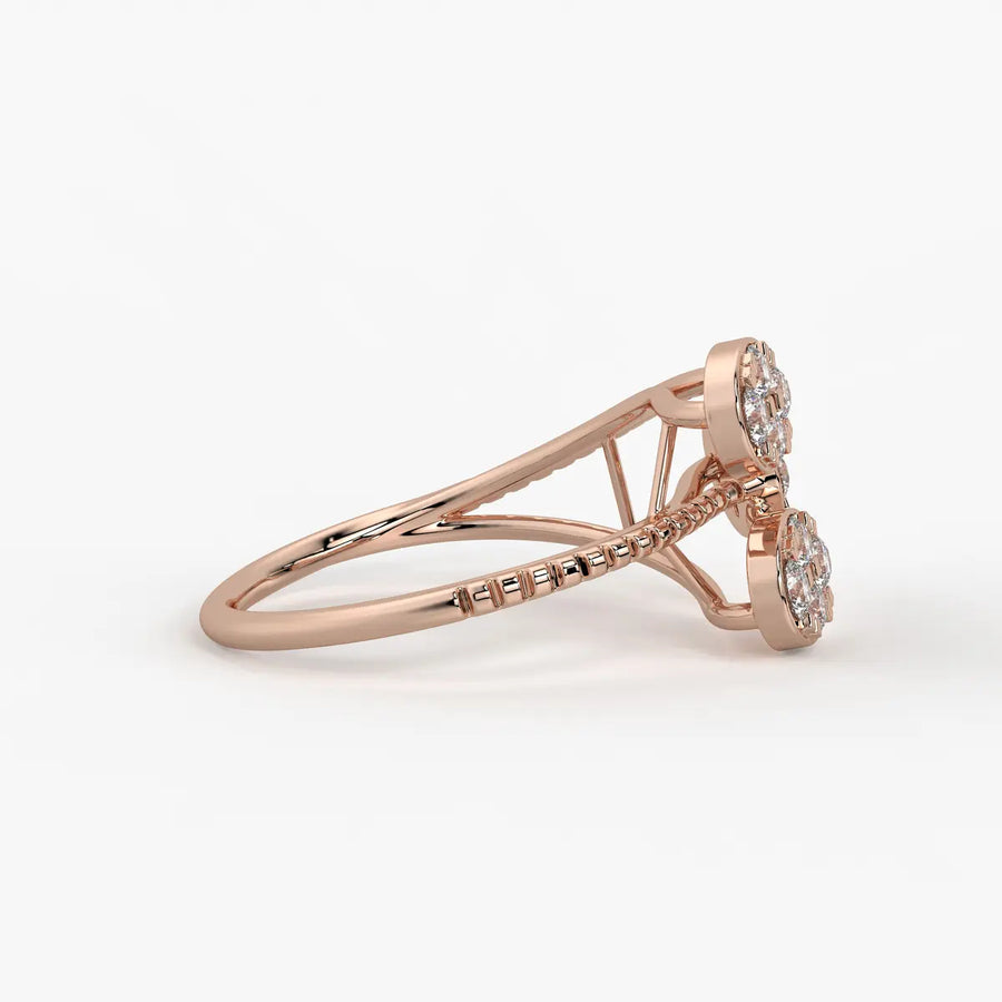 Florique Trio Petal Diamond Ring