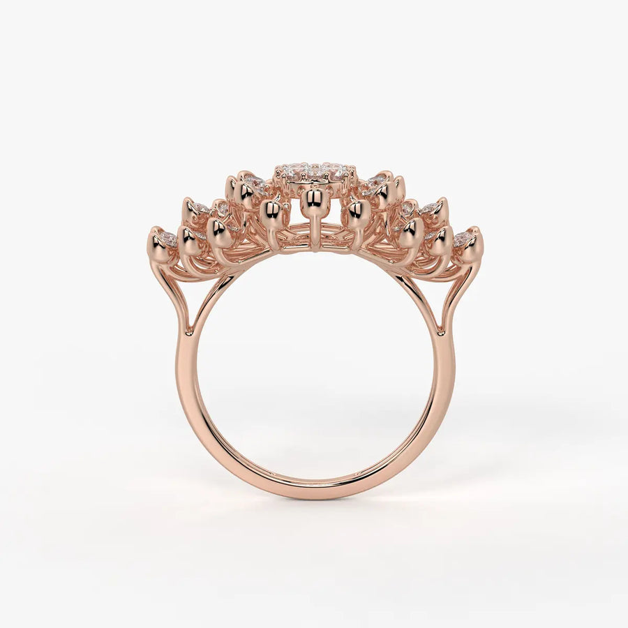 Solmira Radiant Burst Diamond Ring