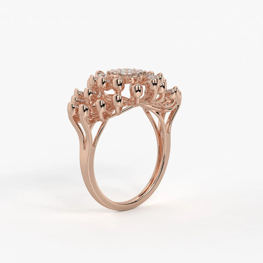 Solmira Radiant Burst Diamond Ring