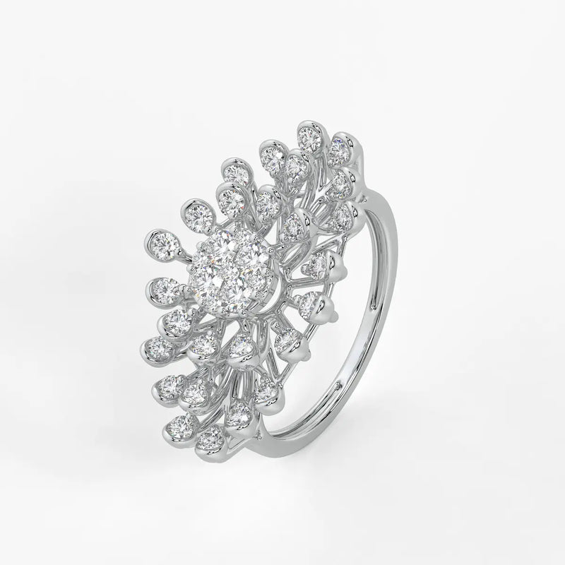 Solmira Radiant Burst Diamond Ring