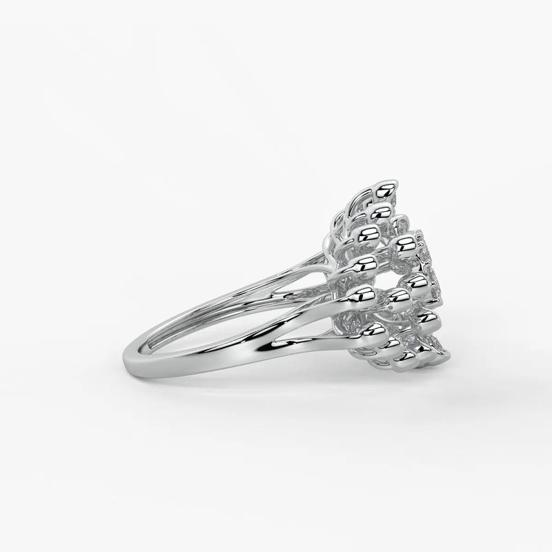 Solmira Radiant Burst Diamond Ring