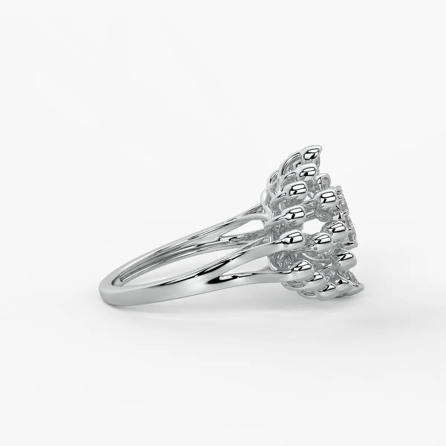 Solmira Radiant Burst Diamond Ring