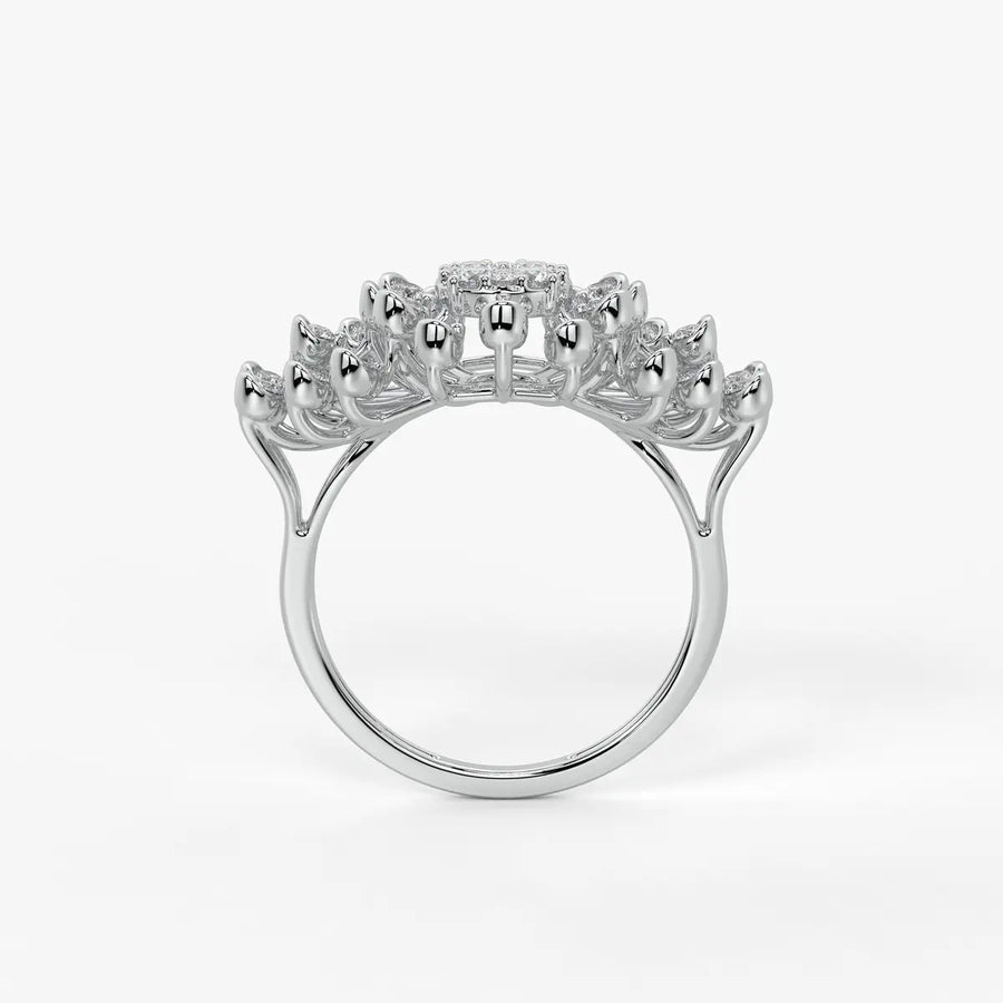 Solmira Radiant Burst Diamond Ring