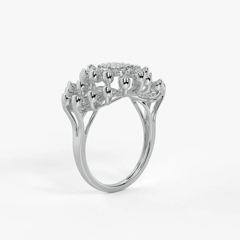 Solmira Radiant Burst Diamond Ring
