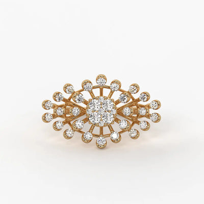 Solmira Radiant Burst Diamond Ring
