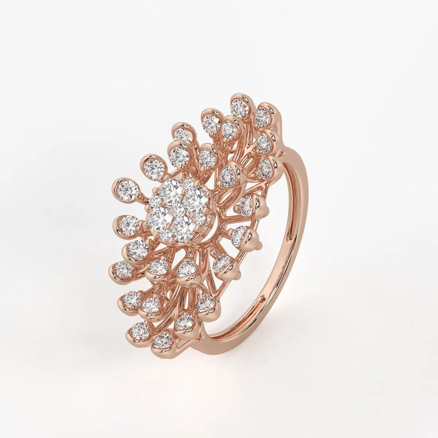 Solmira Radiant Burst Diamond Ring