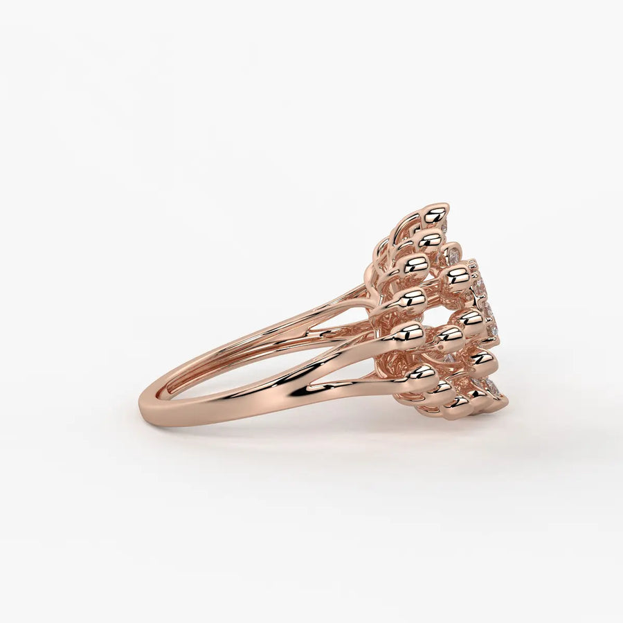 Solmira Radiant Burst Diamond Ring