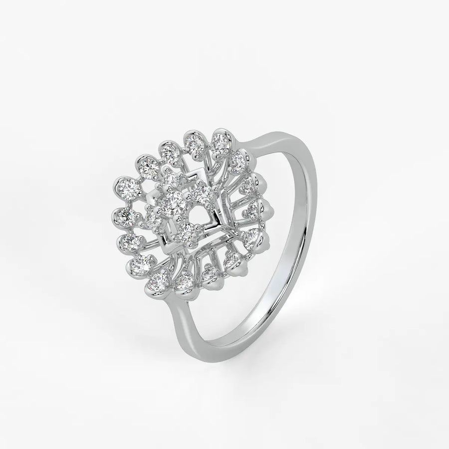 Aarohi Starburst Floral Ring
