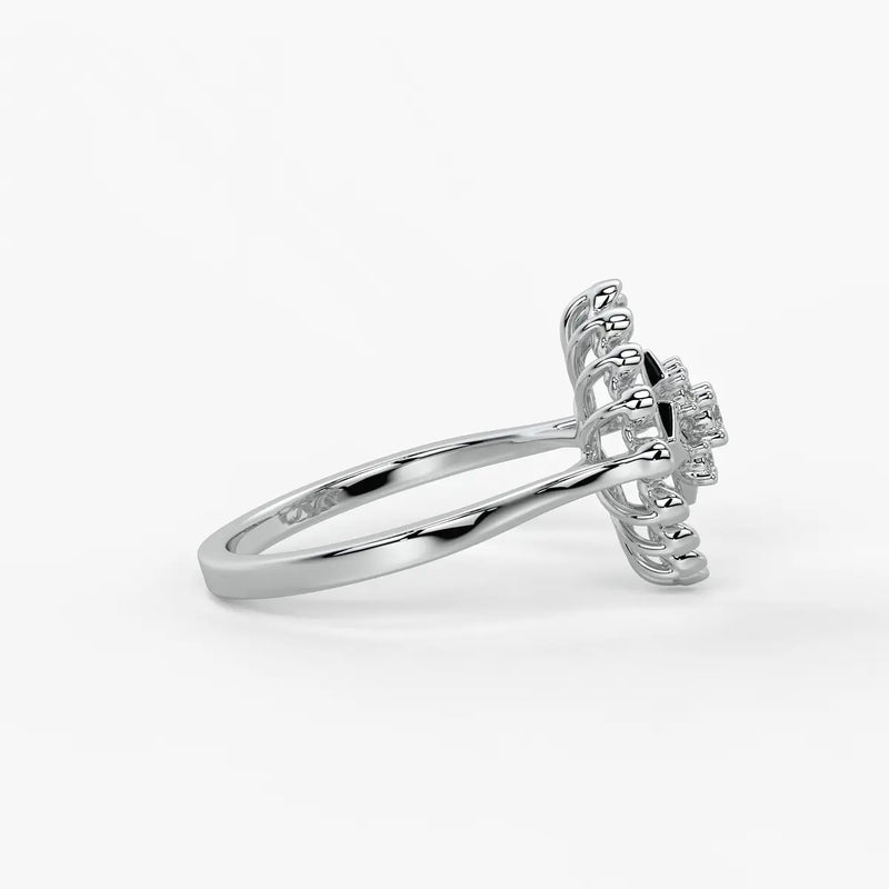 Aarohi Starburst Floral Ring
