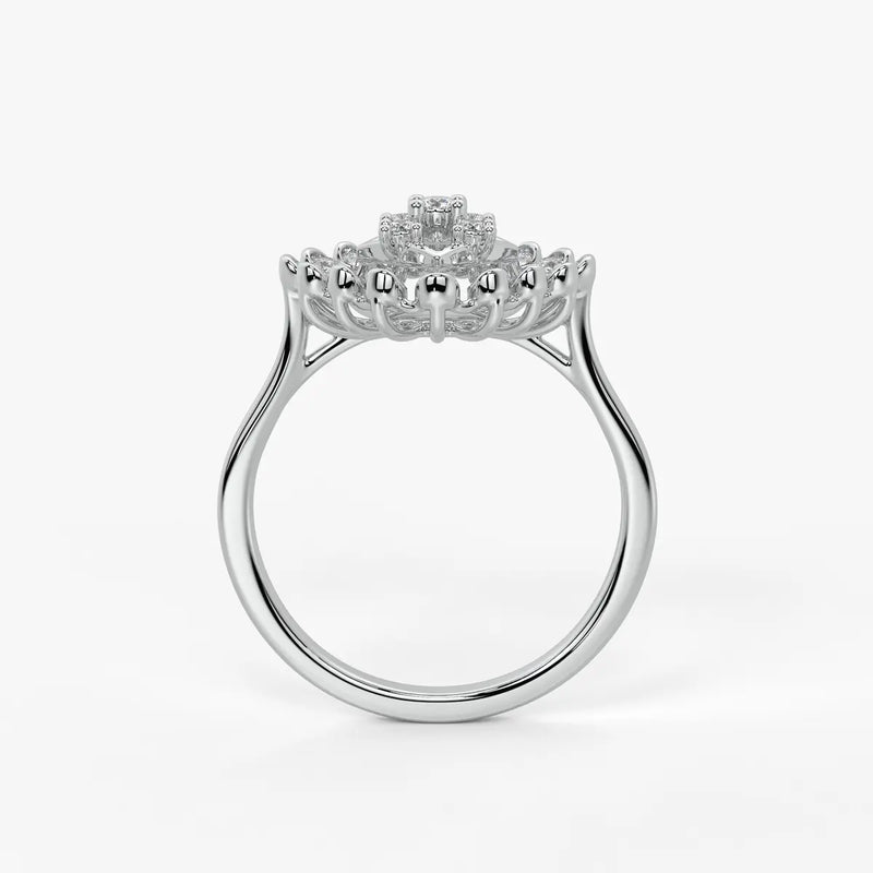 Aarohi Starburst Floral Ring