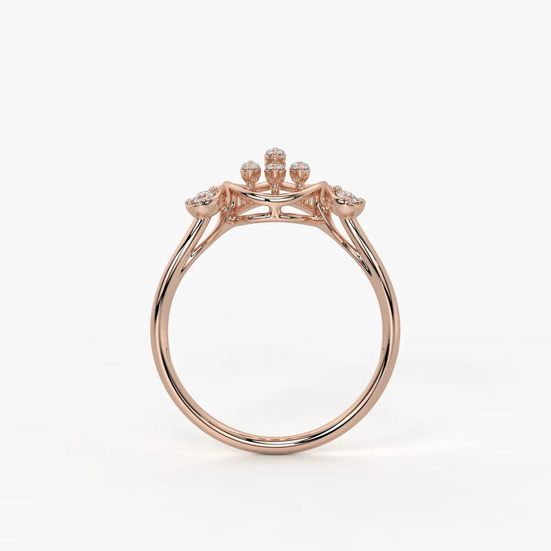Elora Dewdrop Cascade Diamond Ring