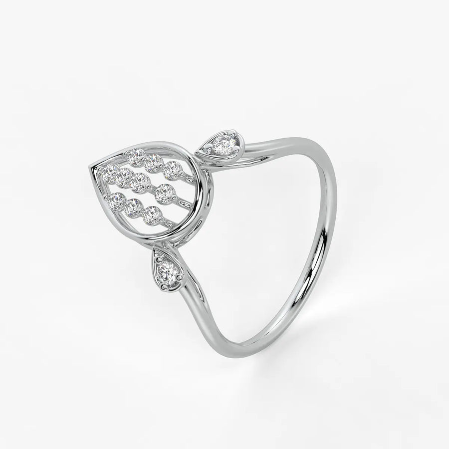 Elora Dewdrop Cascade Diamond Ring