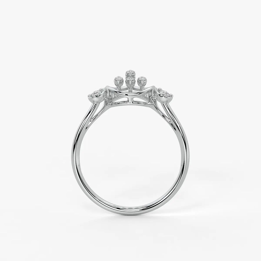 Elora Dewdrop Cascade Diamond Ring