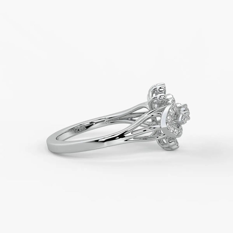 Celestara Radiant Infinity Bloom Ring
