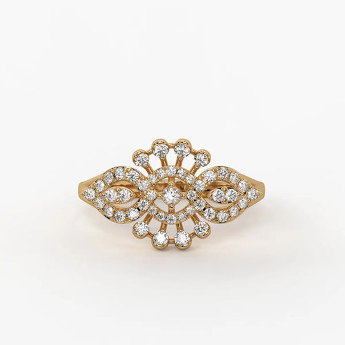 Celestara Radiant Infinity Bloom Ring