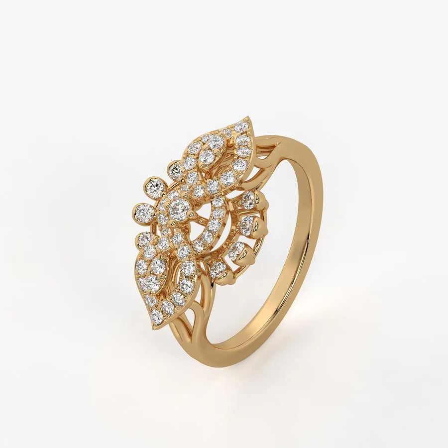 Celestara Radiant Infinity Bloom Ring