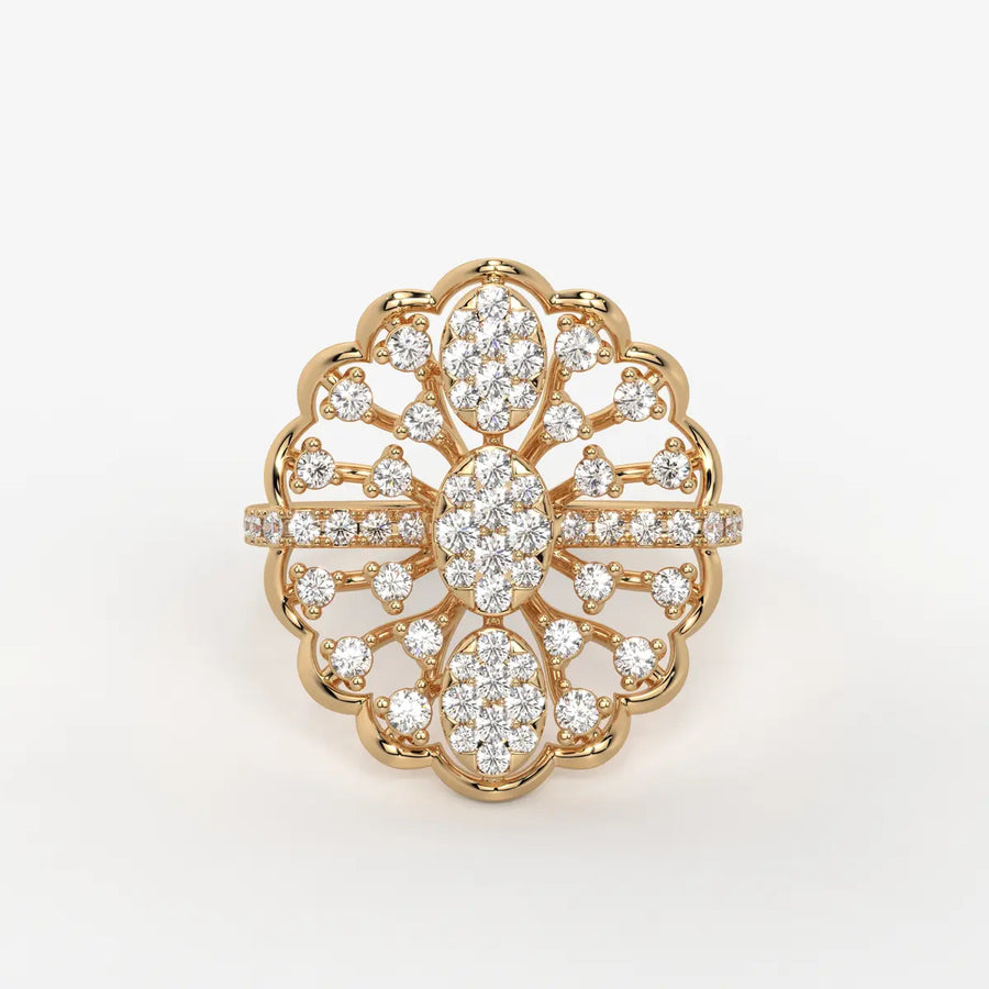 Aurex Haloform Diamond Ring