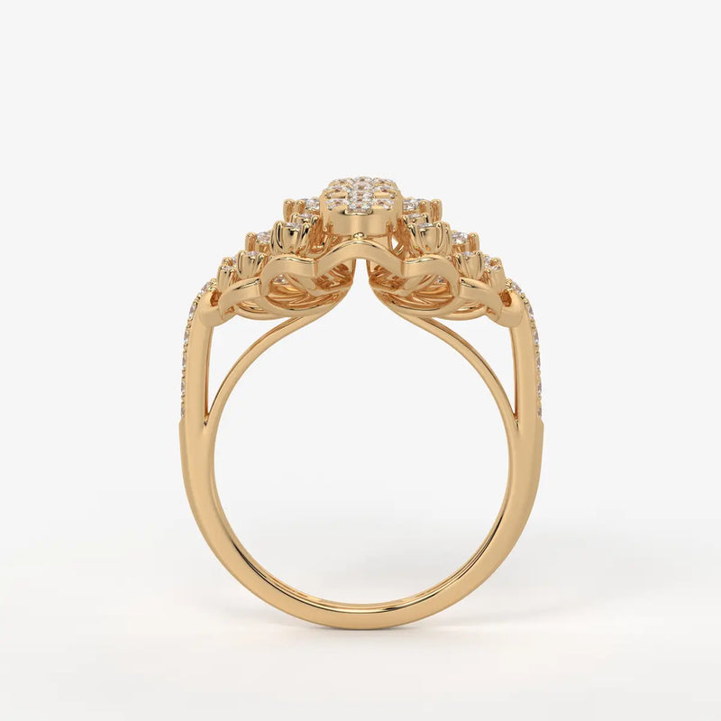 Aurex Haloform Diamond Ring