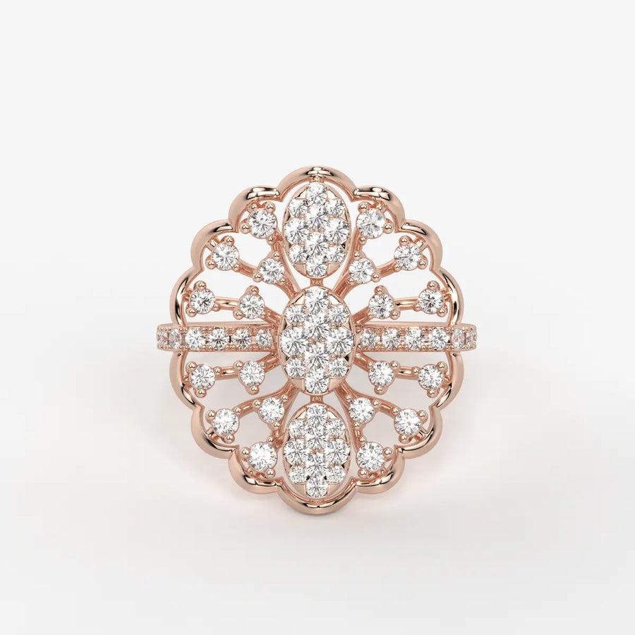 Aurex Haloform Diamond Ring