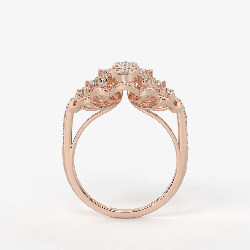 Aurex Haloform Diamond Ring