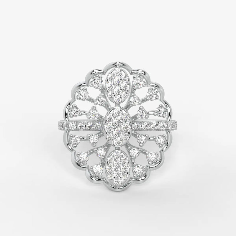 Aurex Haloform Diamond Ring