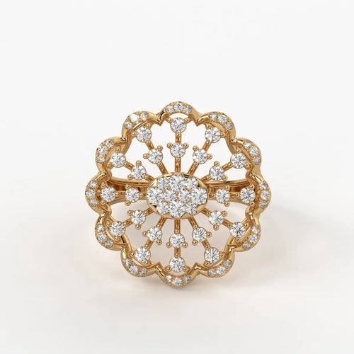 Sunlace Bloom Diamond Ring