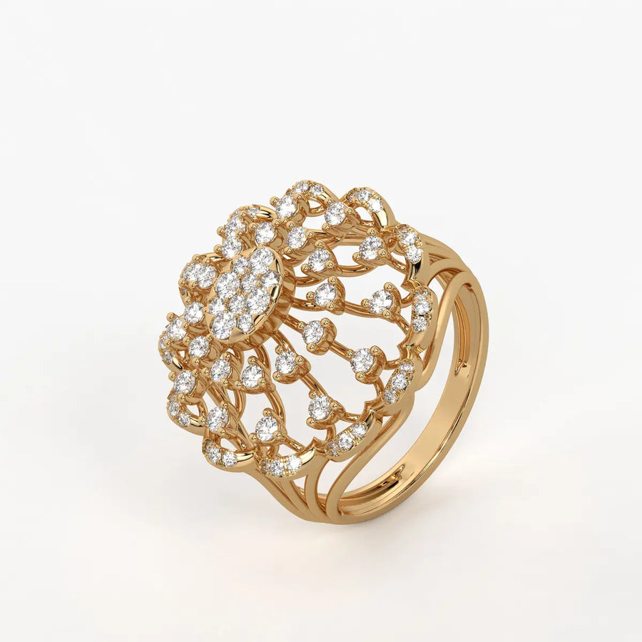 Sunlace Bloom Diamond Ring