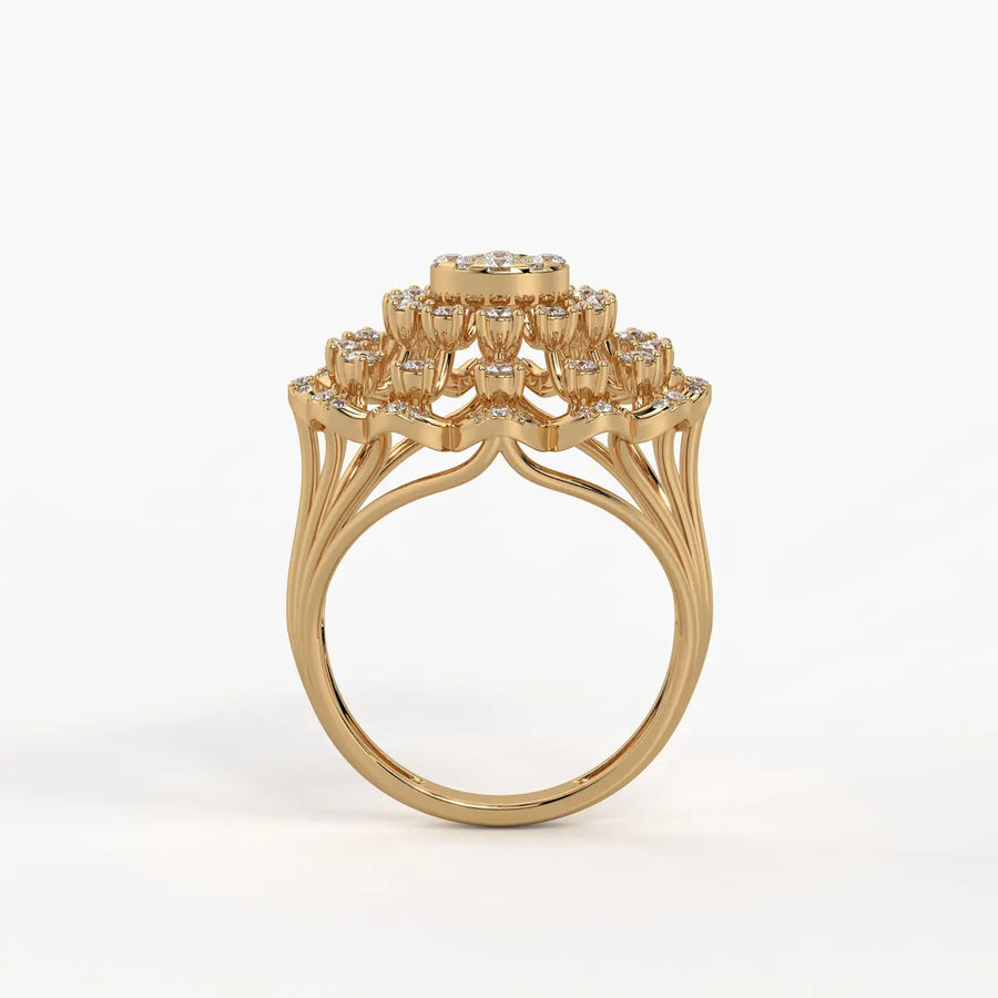 Sunlace Bloom Diamond Ring