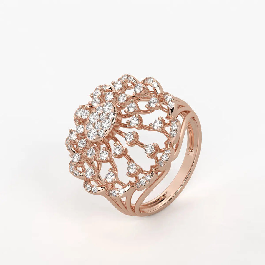 Sunlace Bloom Diamond Ring