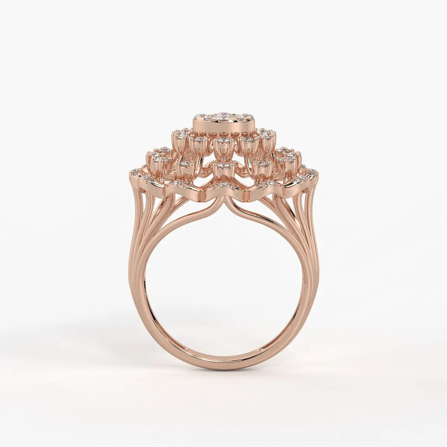 Sunlace Bloom Diamond Ring
