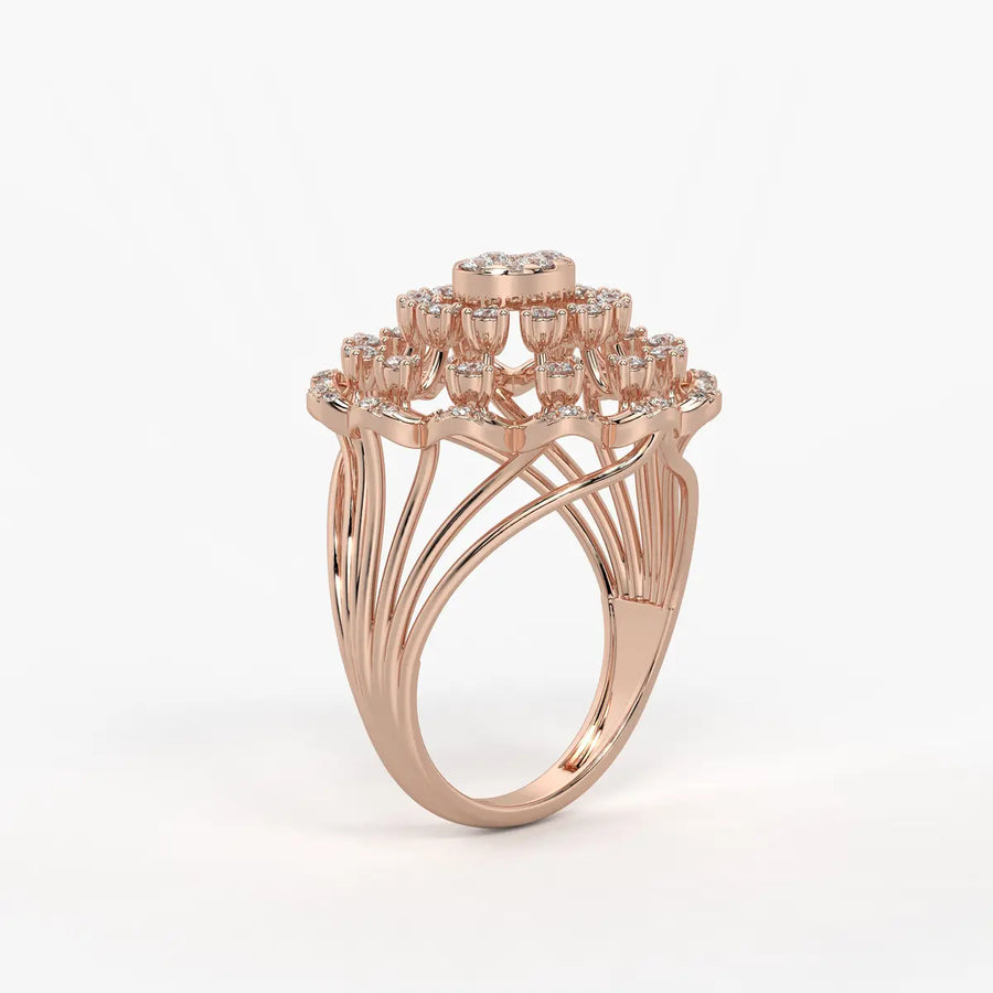 Sunlace Bloom Diamond Ring