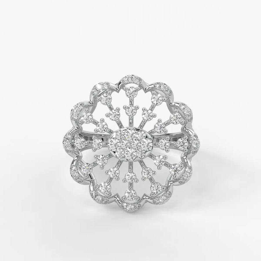 Sunlace Bloom Diamond Ring