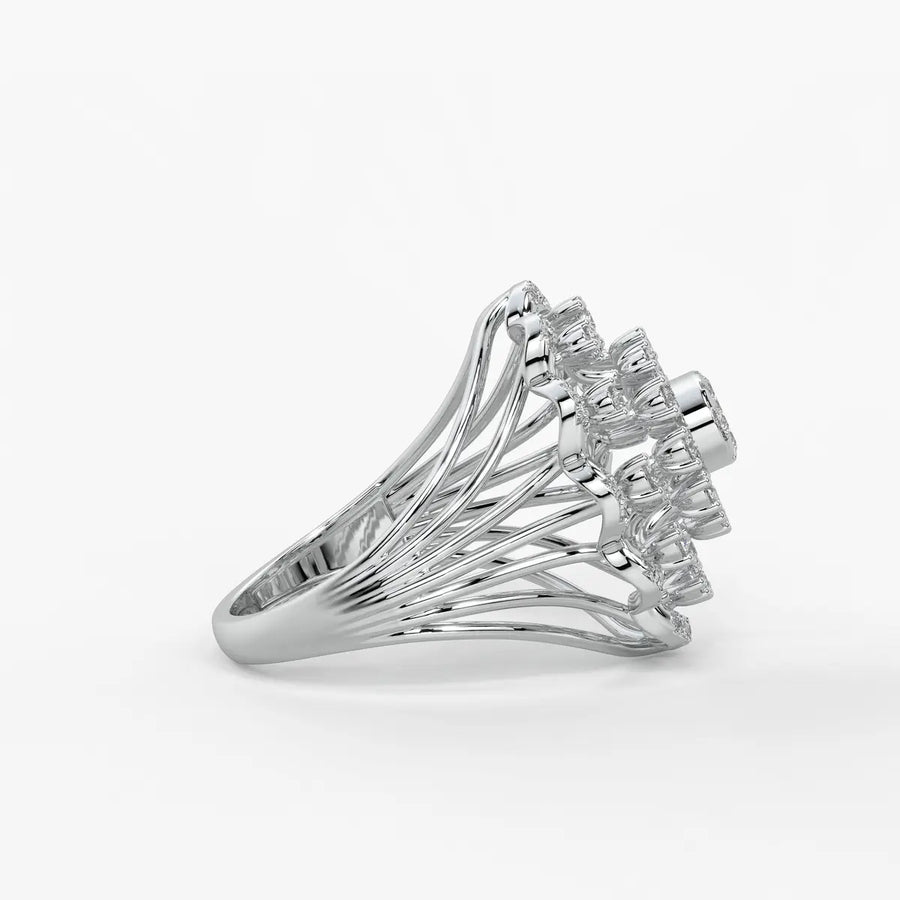 Sunlace Bloom Diamond Ring