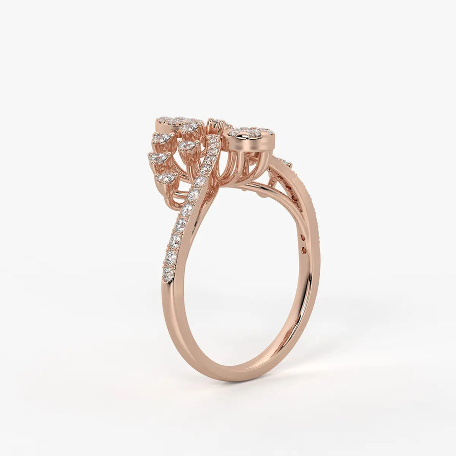 Elaris Regal Bloom Arc Ring