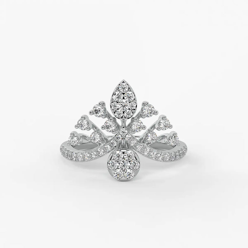 Elaris Regal Bloom Arc Ring