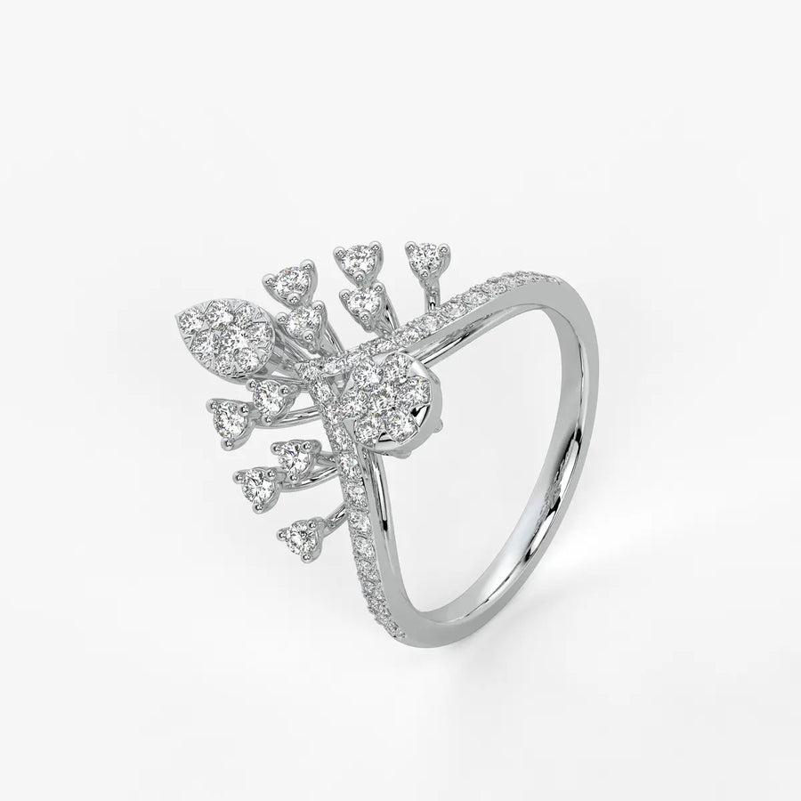 Elaris Regal Bloom Arc Ring