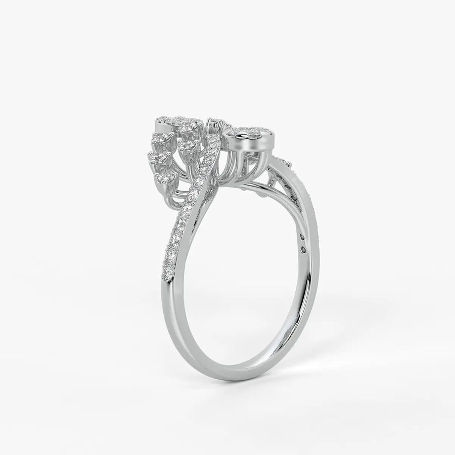 Elaris Regal Bloom Arc Ring