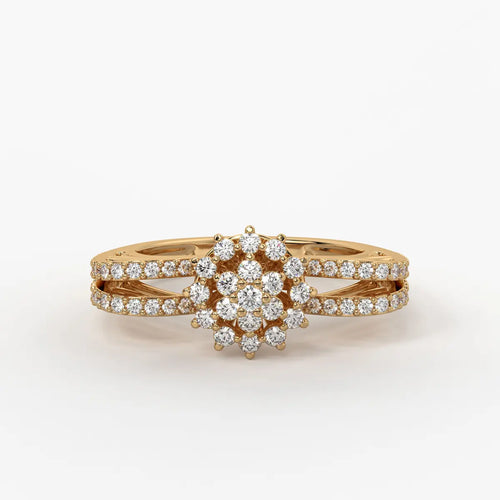 Starblossom Diamond Ring